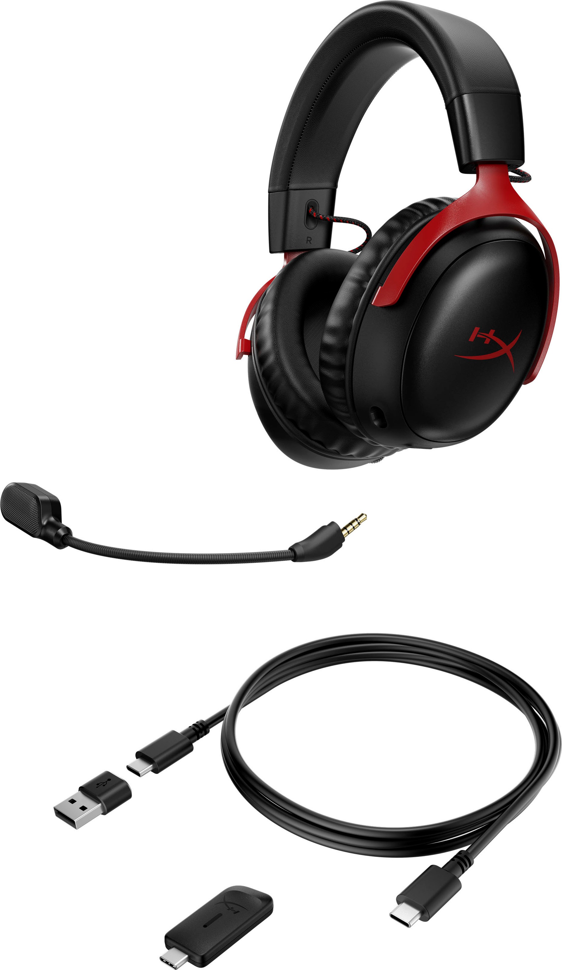 HyperX Gaming-Headset »Cloud III Wireless« Wireless Geräuschisolierung