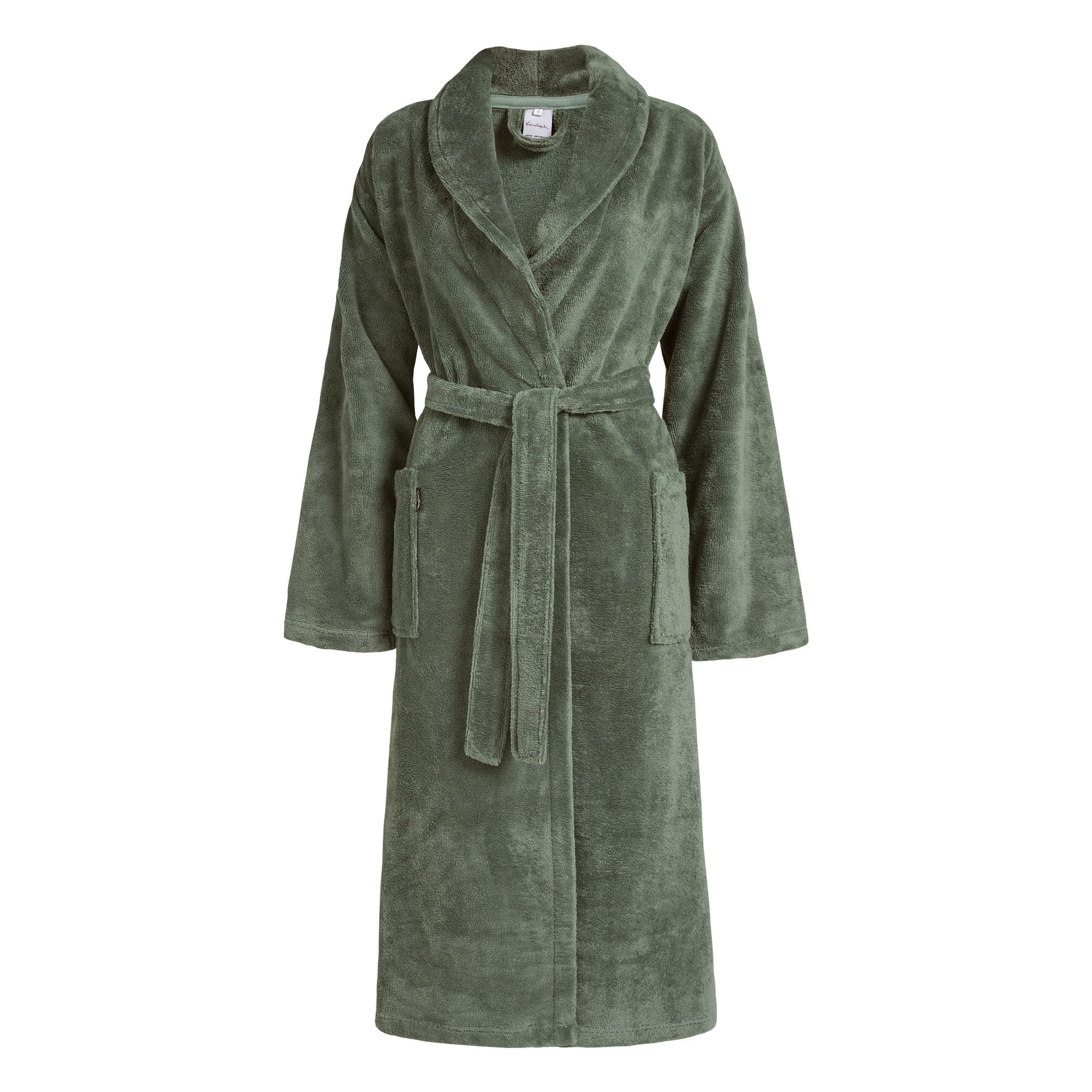 Beaumont Badjas Sage Green | S | Groen | Katoen | Polyester | Bamboe