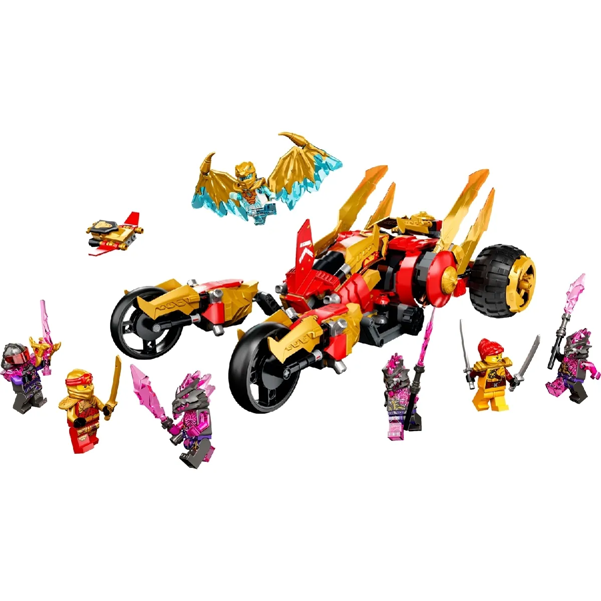 LEGO Ninjago 71773 Tout-Terrain Dragon d'Or de Kai