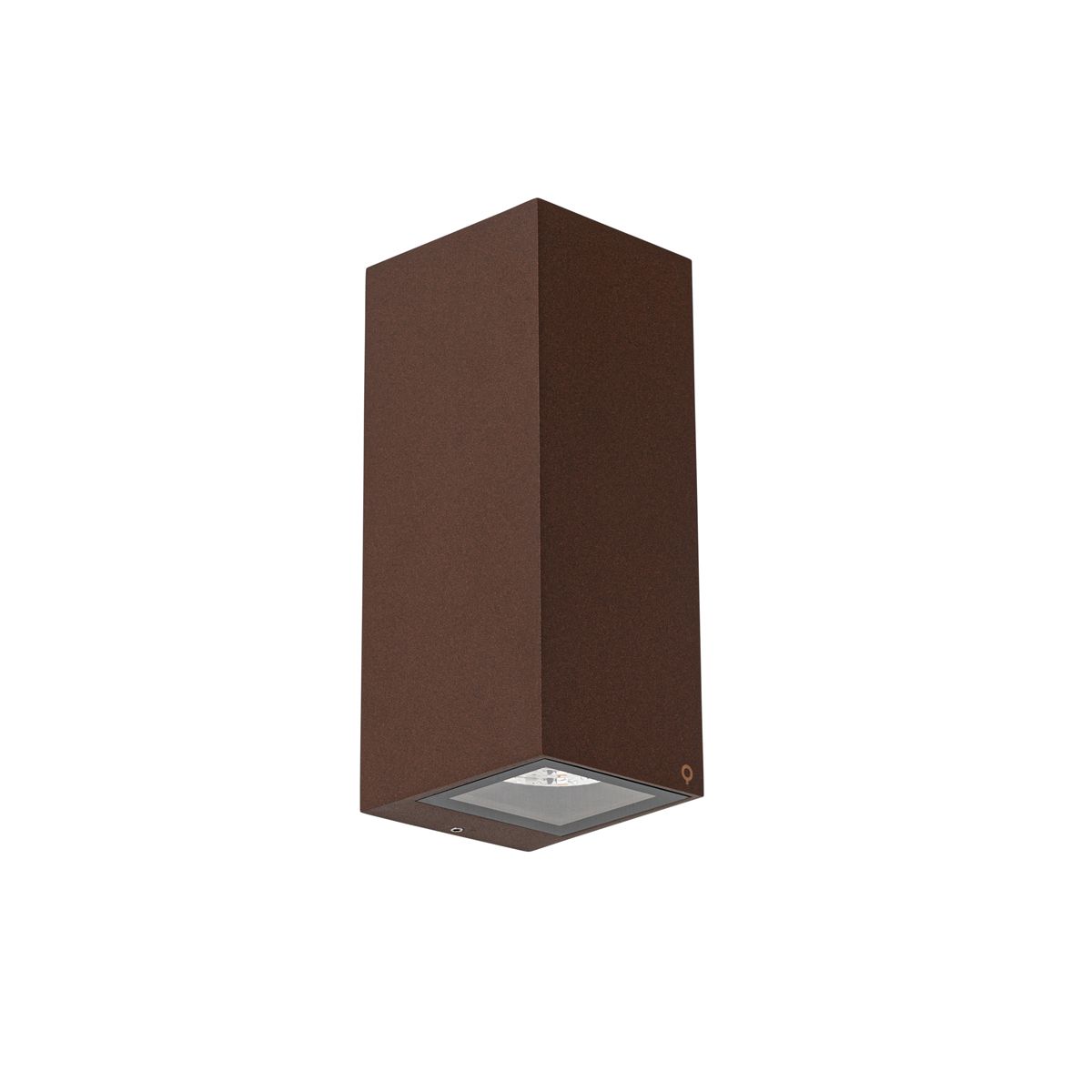 Industriële wandlamp roestbruin 2-lichts AR70 IP54 - Baleno