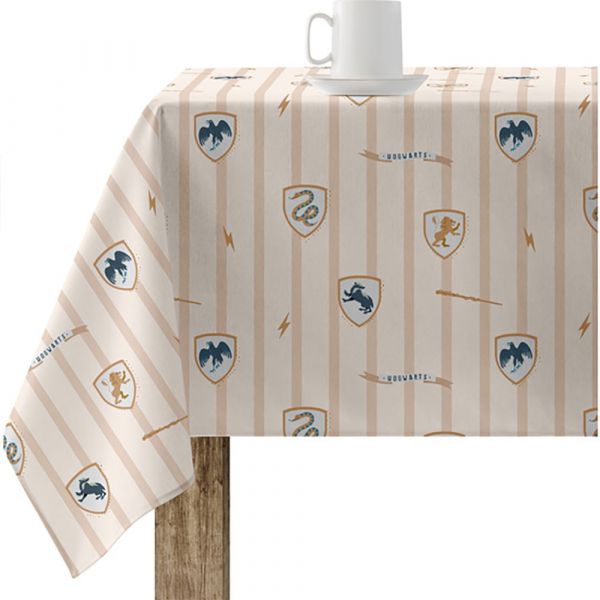 Play Fabrics Resin Tablecloth (laminated Touch) Stain-resistant Hpotter Child Nordic 2 300x140 Cm Beige
