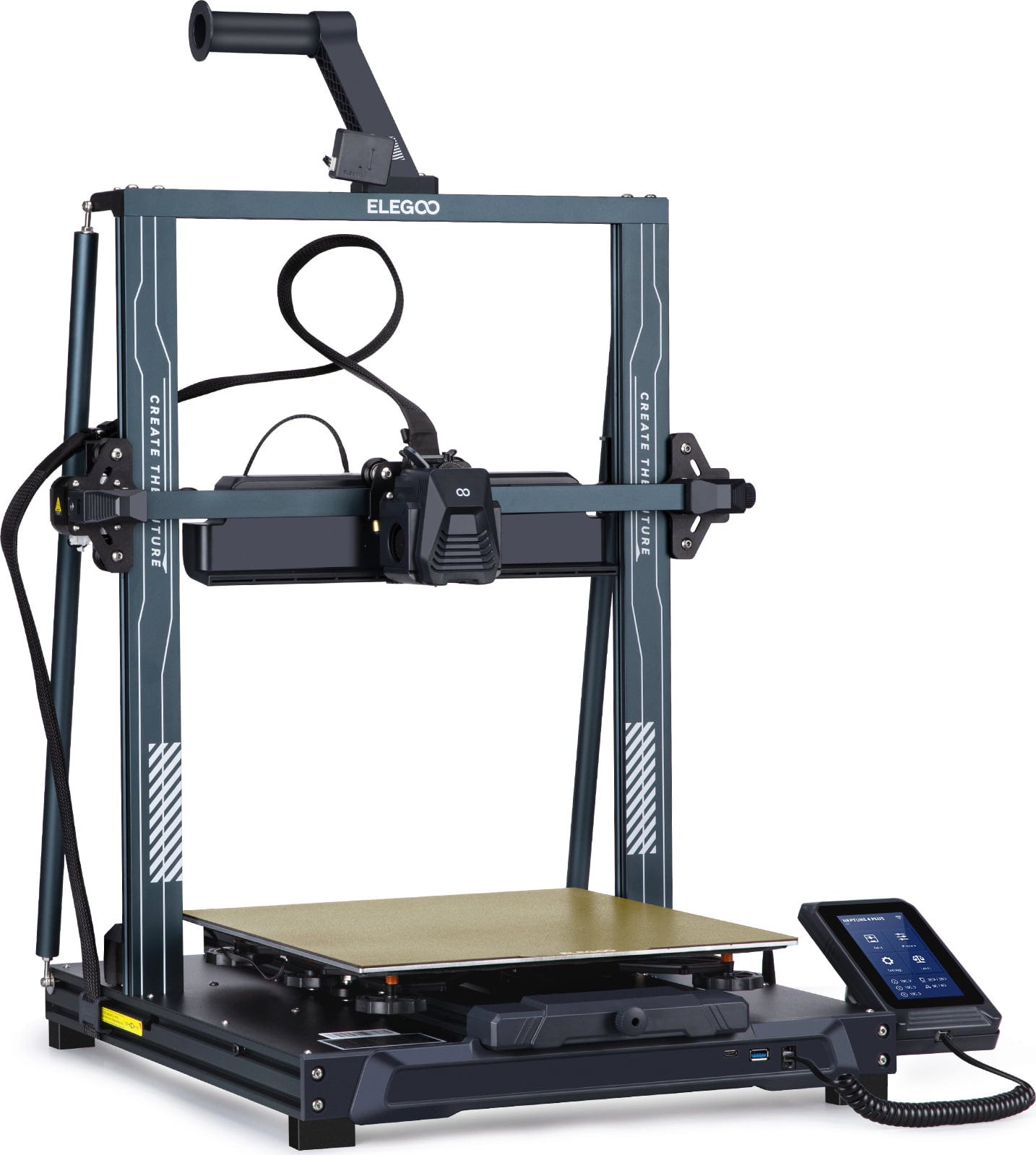 Elegoo  Neptune 4 Plus    High-Speed FDM-3D Drucker mit einem riesigen Bauvolumen