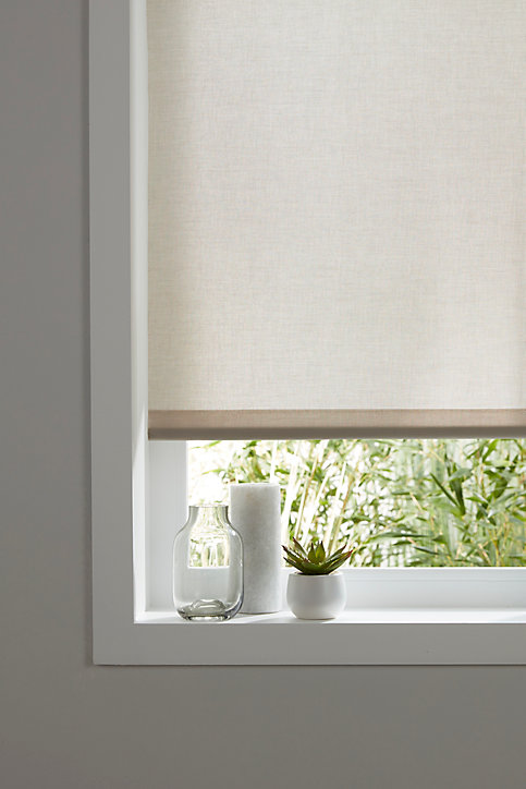 Store enrouleur tamisant Colours Halo lin naturel 120 x 240 cm