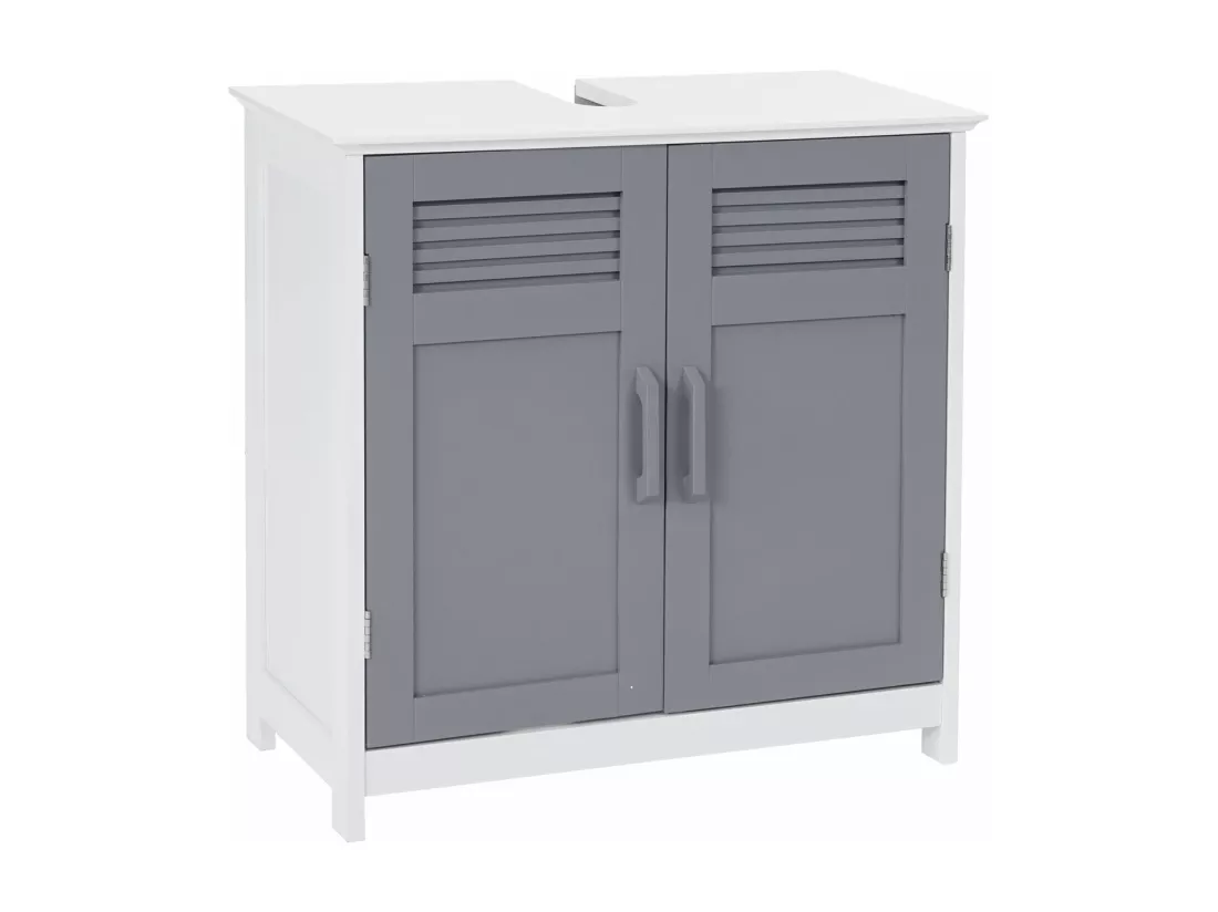 Meuble sous-lavabo MCW-A85, gris