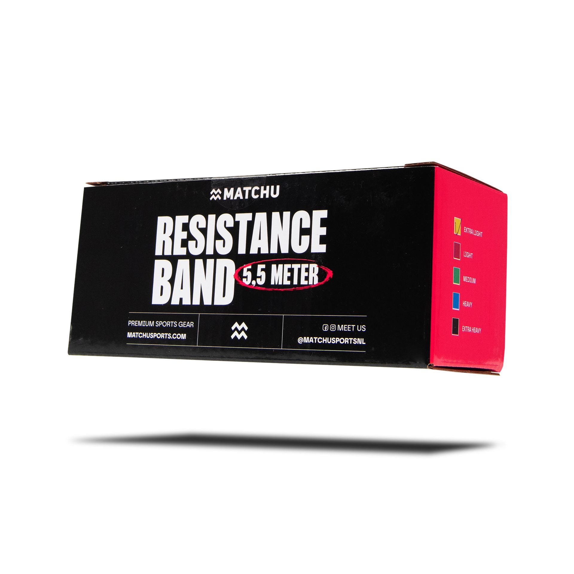 Matchu Sports - Fitnessband Rolle - Extra Schwer 5 Meter