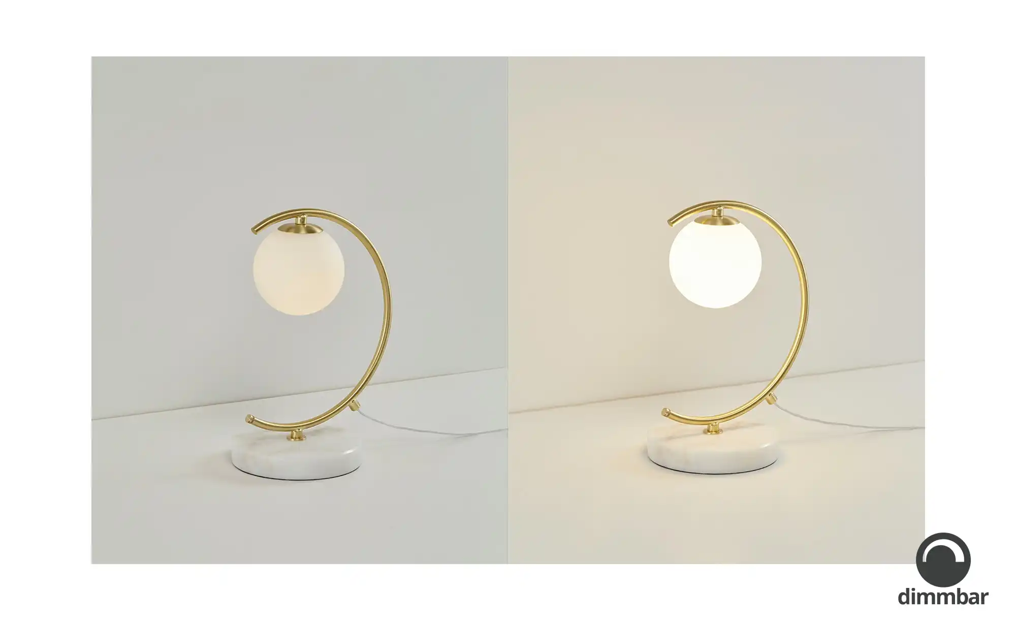 Collection by citamaass LED-Tischleuchte, 1-flammig, messing-matt