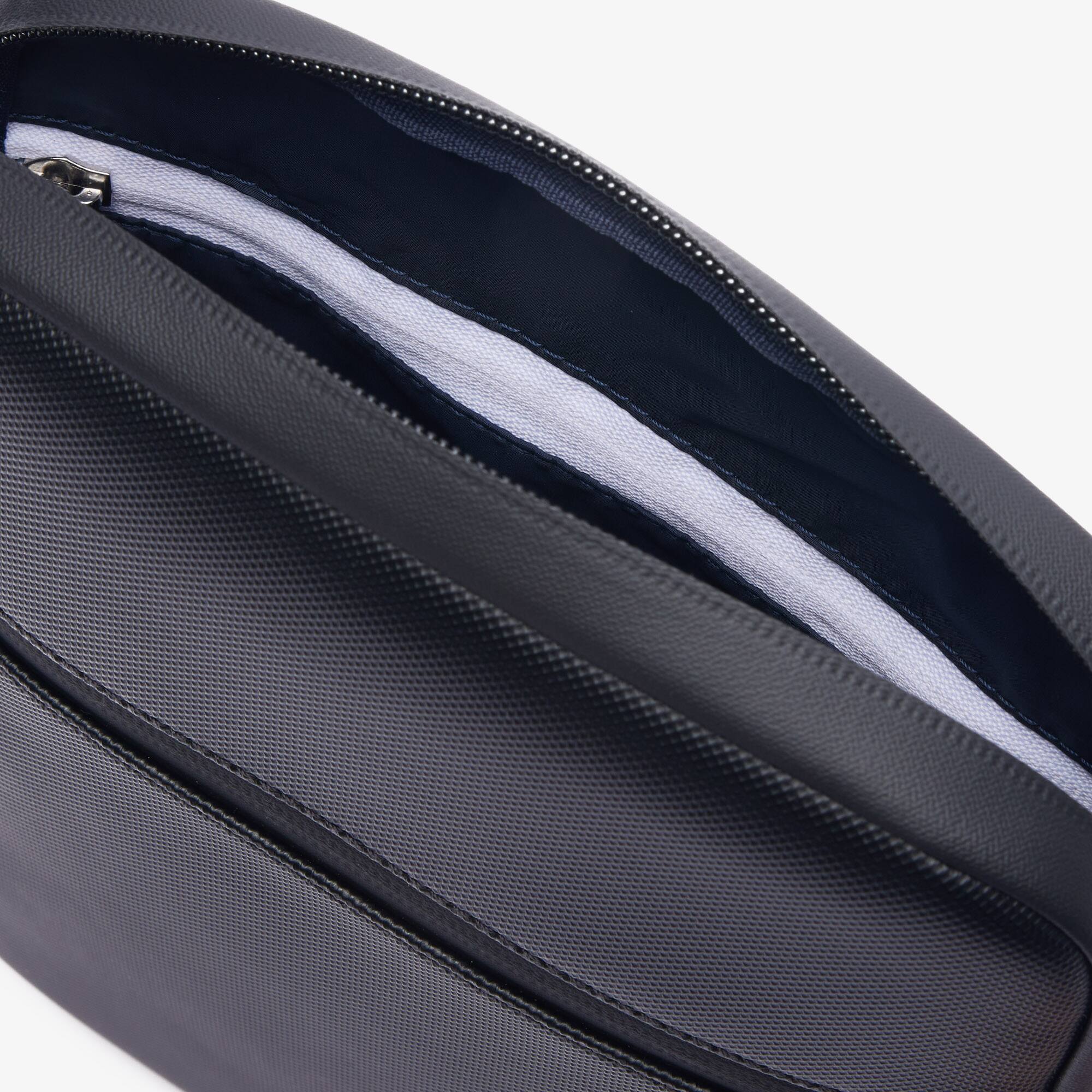 Herren-Umhängetasche MEDIUM LCST aus Petit Piqué Umhängetaschen & Gürteltaschen - Schwarz - Lacoste - Herren