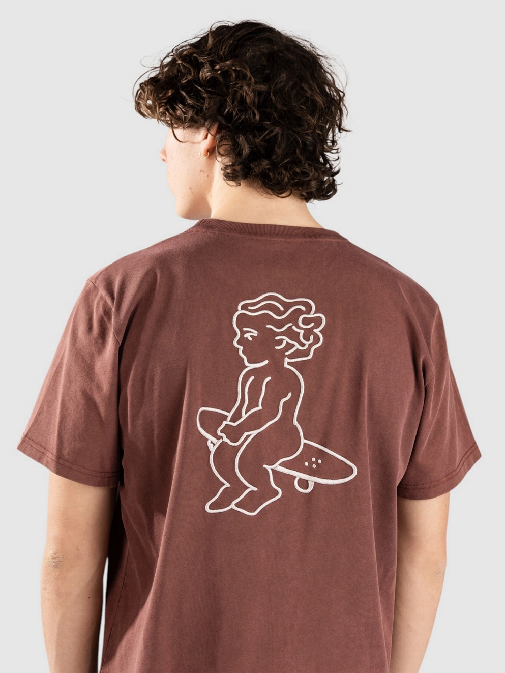 Ementa SB Big Ikon T-Shirt burgundy washed