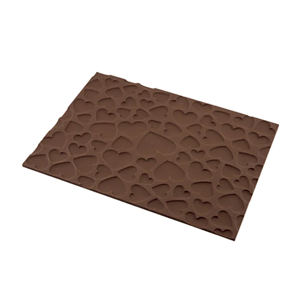 Tapis décors pour bûche silicone Magic Love Silikomart