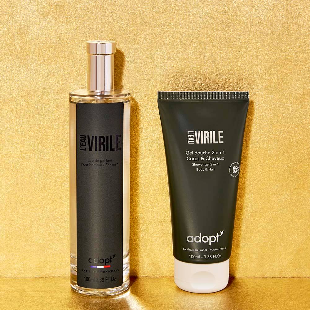 L'eau virile - Coffret eau de parfum 100ml + gel douche