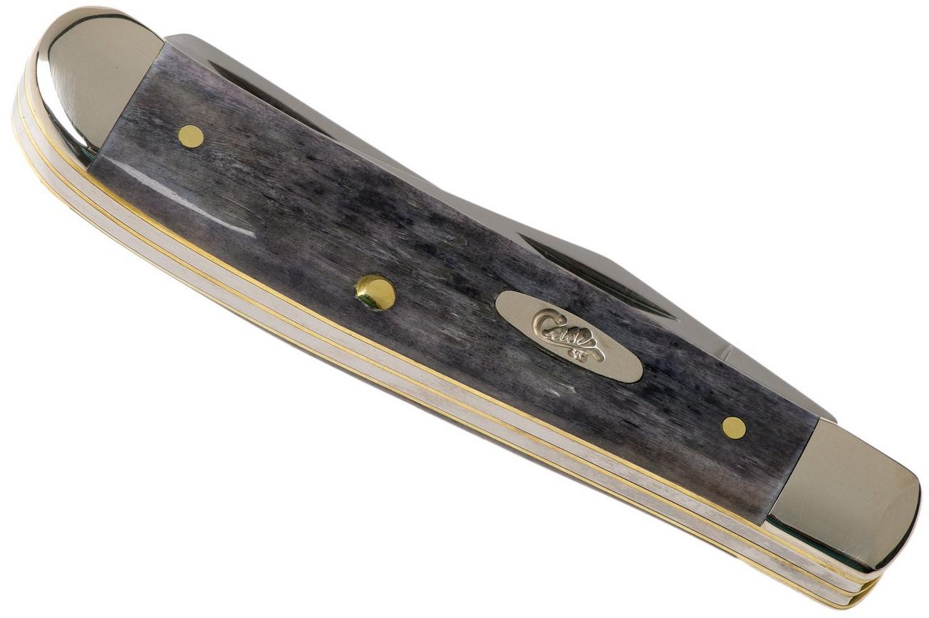 Case Mini Trapper Pocket Worn Grey Bone, Crandall Jig, 58414, 6207 CV zakmes