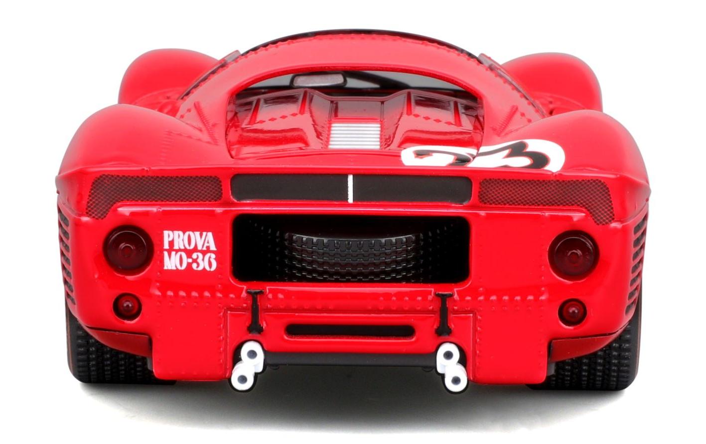 Ferrari Racing Bausatz 330 P4 Daytona Rot 1:24Sammlermodell im Massstab 1:24