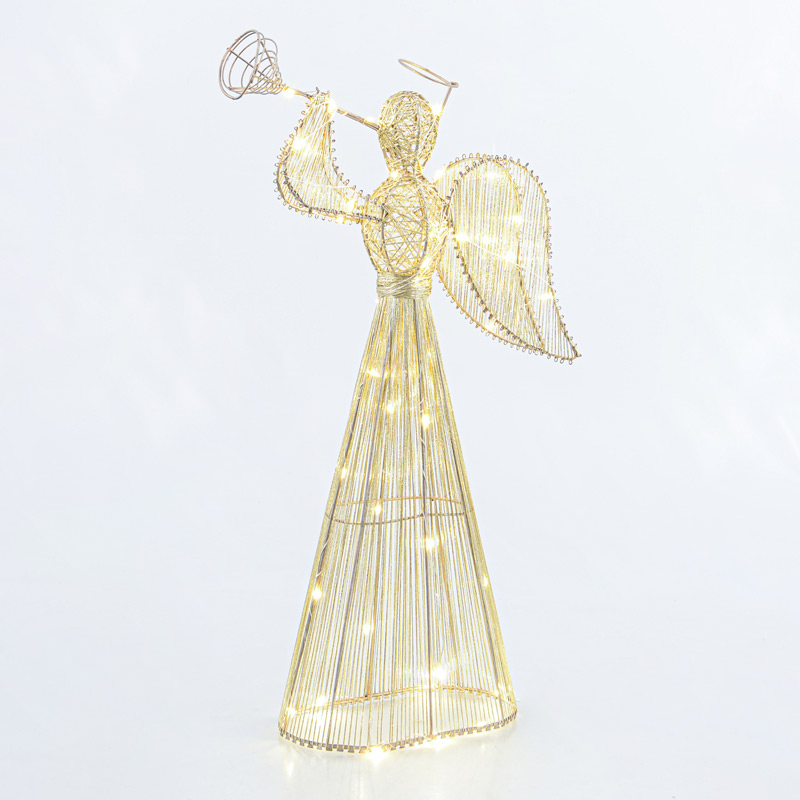 Ange de Noël lumineux
