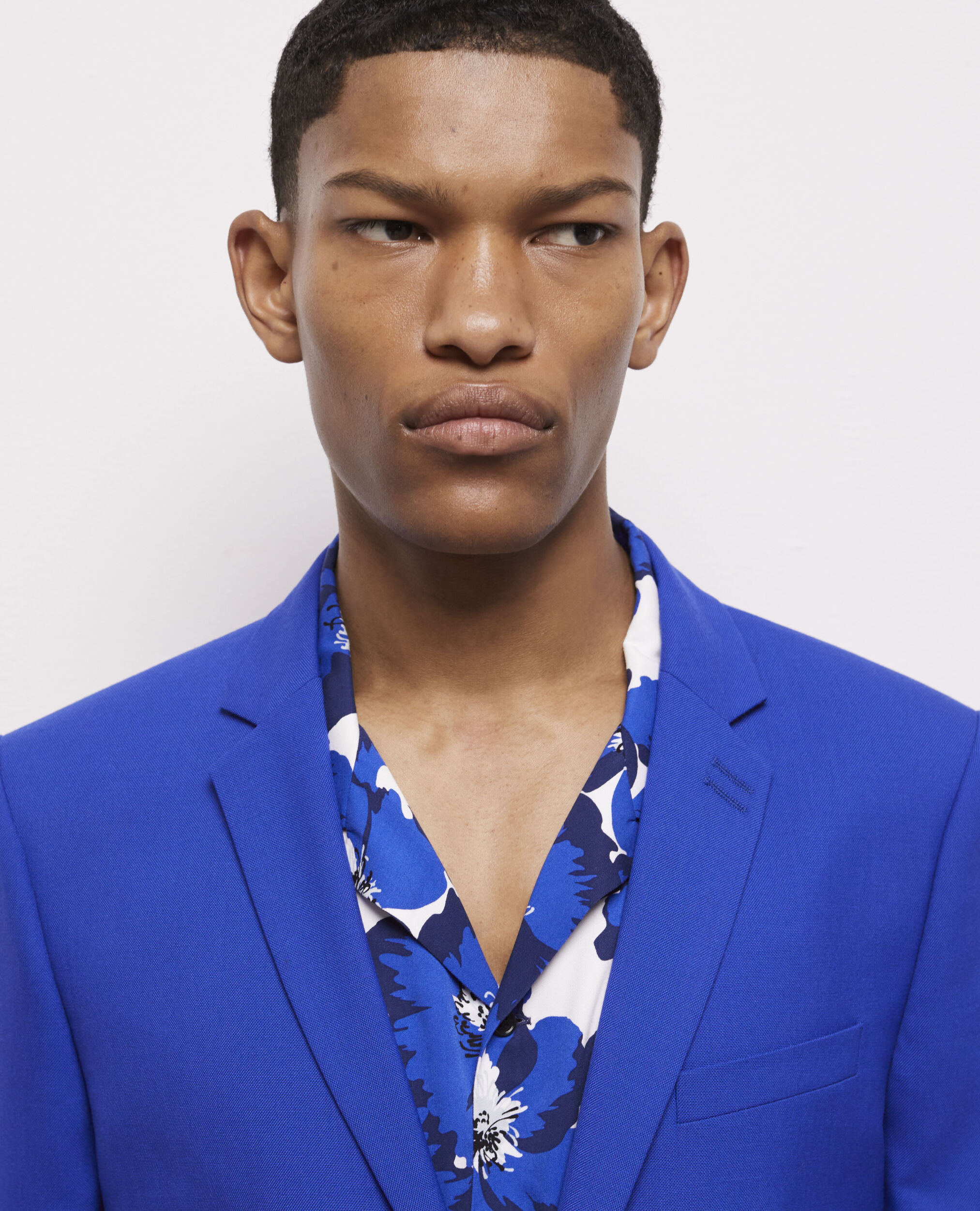 Veste de costume bleue