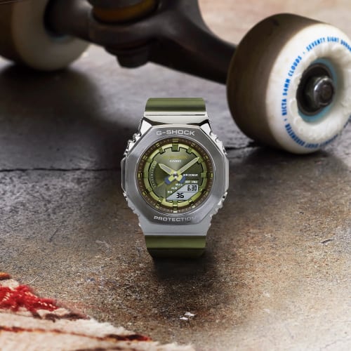 Montre G-Shock GM-S2100GB-3AER Gris Vert Kaki