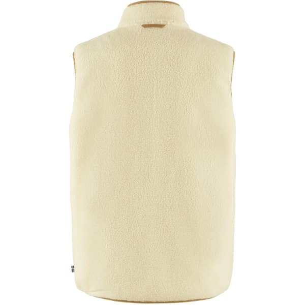 Veste polaire randonnée FJALLRAVEN VARDAG PILE FLEECE VEST M CHALK WHITE-BUCKWHEAT BROWN
