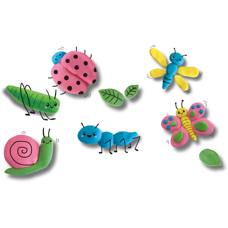 SES Creative® Knete ECO, 4 Farben