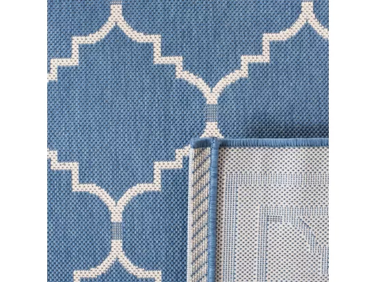 Tapis Blue & Beige 79 X 152 cm - Oriah