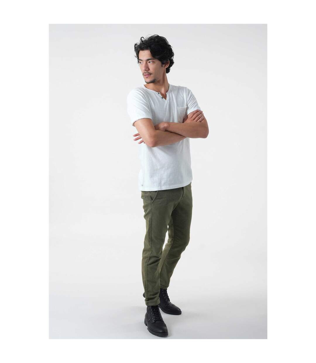 Jeans slim bleu marine  Khaki