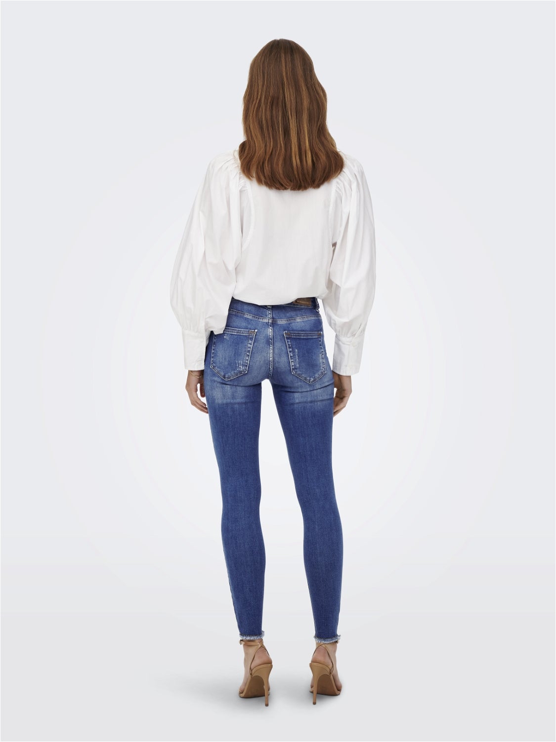 ONLBLUSH Mittlere Taille Skinny Fit Jeans Medium Blue Denim
