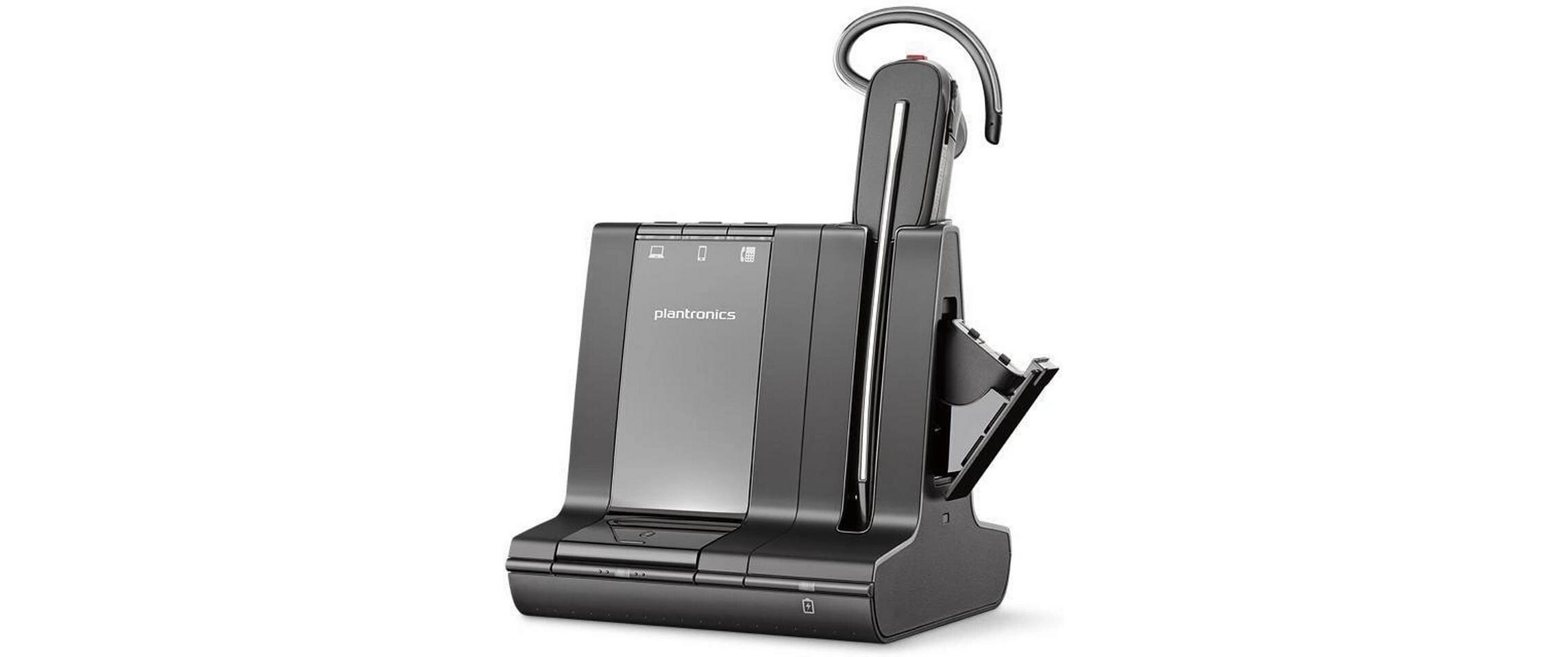 Headset Poly Savi 8245 Office MS<br>Headset für PC mit DECT Dongle und Ladestation