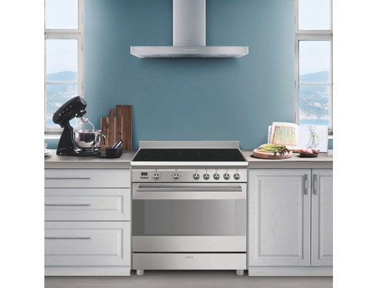 SMEG - Cuisiniere vitroceramique SCD91CMX9