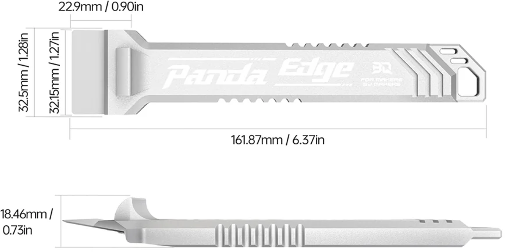 BIQU  Panda Edge Blade Scraper, Panda Edge    Präzisionscutter für den 3D Druckeinsatz