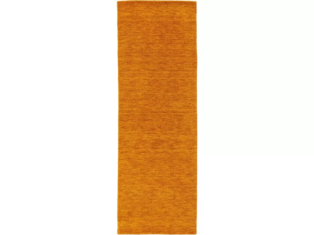 Tapis de couloir en laine Jamal Jaune 70x200 cm