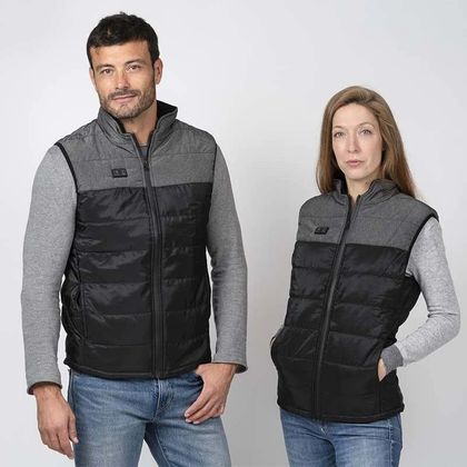 Doudoune chauffante G-HEAT SANS MANCHES - Noir / Gris