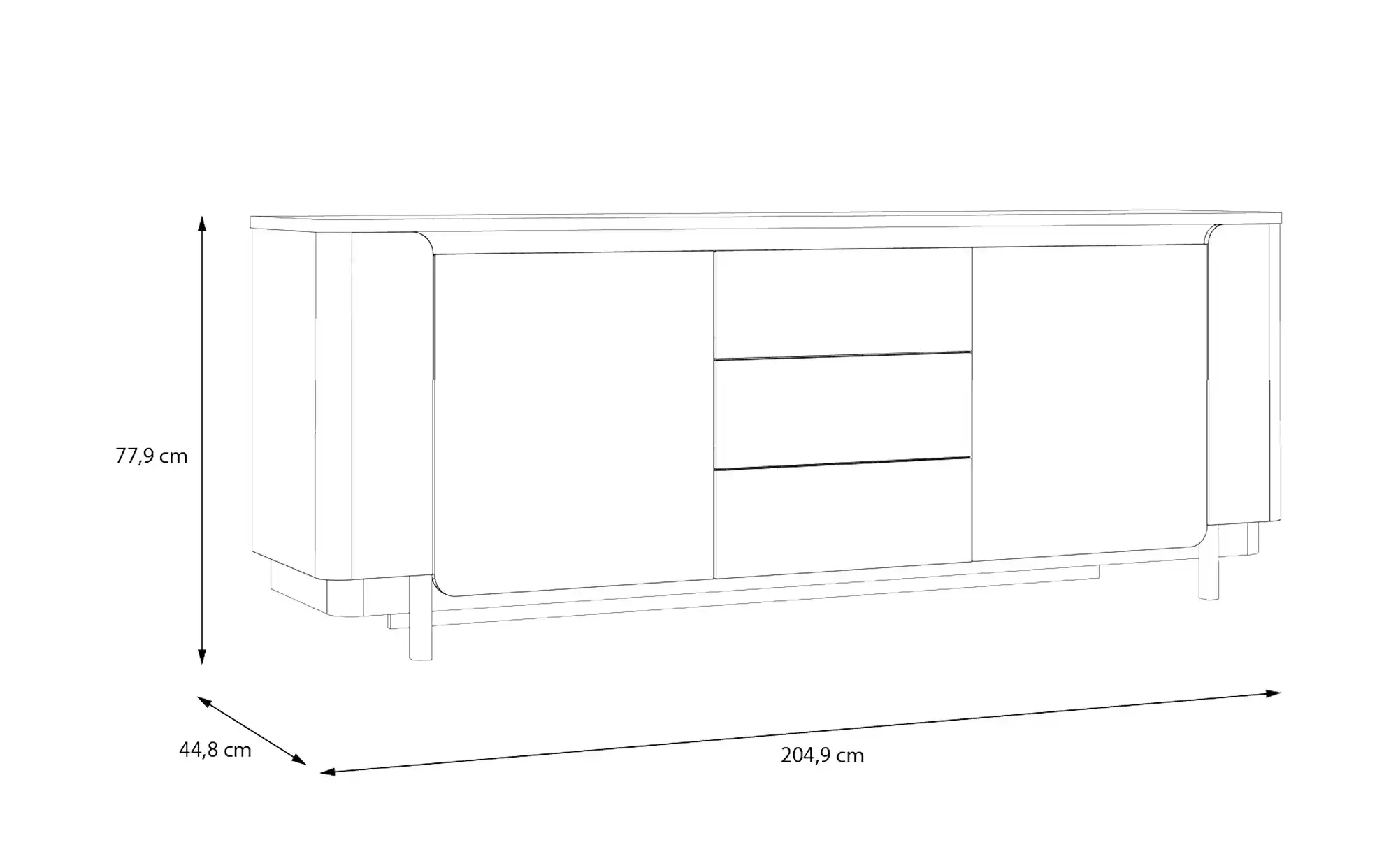 Sideboard Softclose Santori