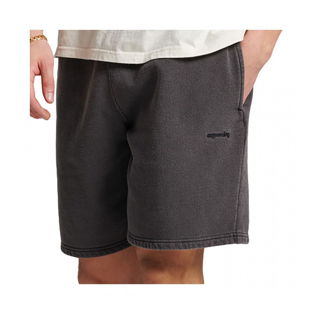Superdry VINTAGE MARK - Short Homme washed black