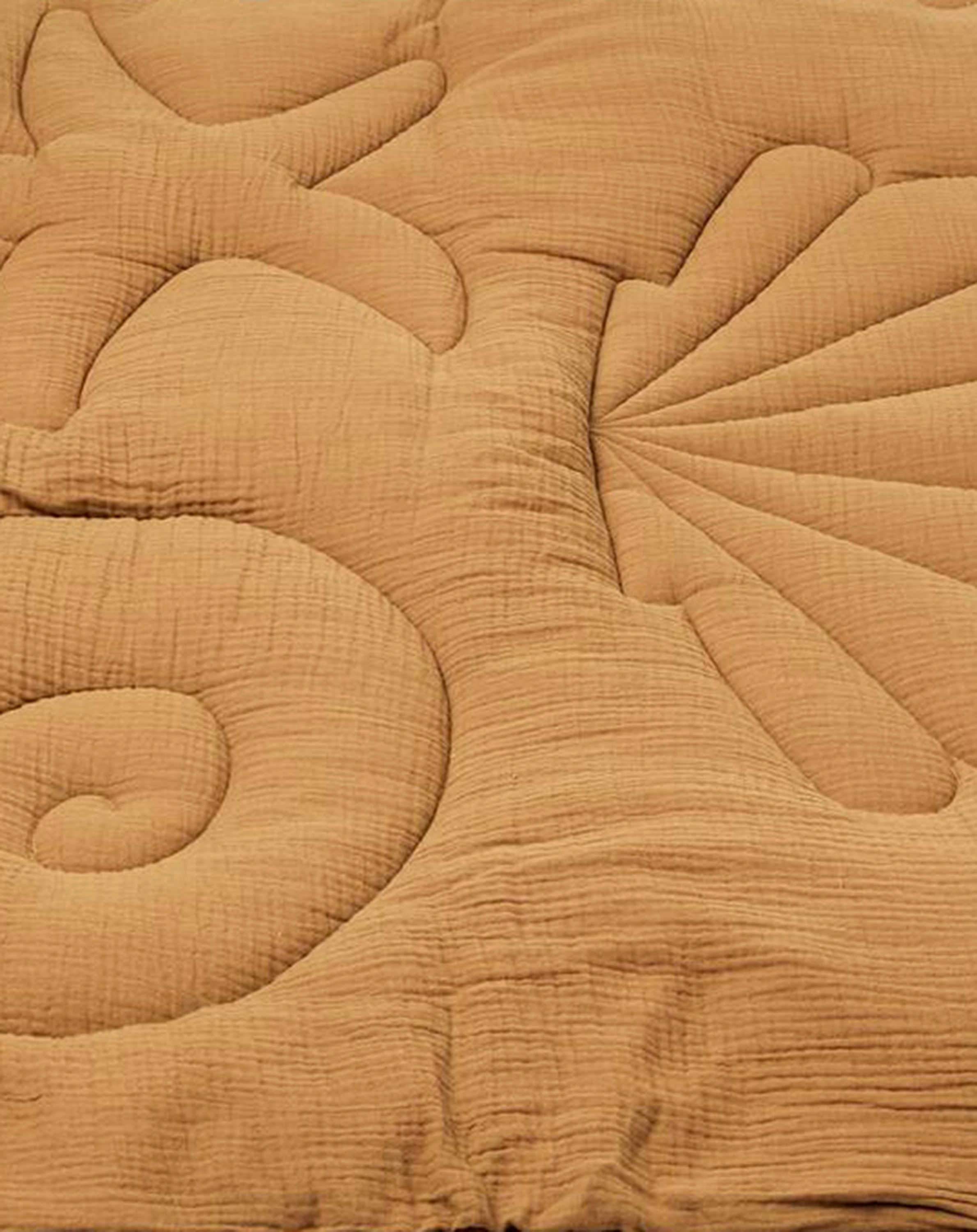Musselin-Spieldecke NBNDIEM QUILTED in chipmunk