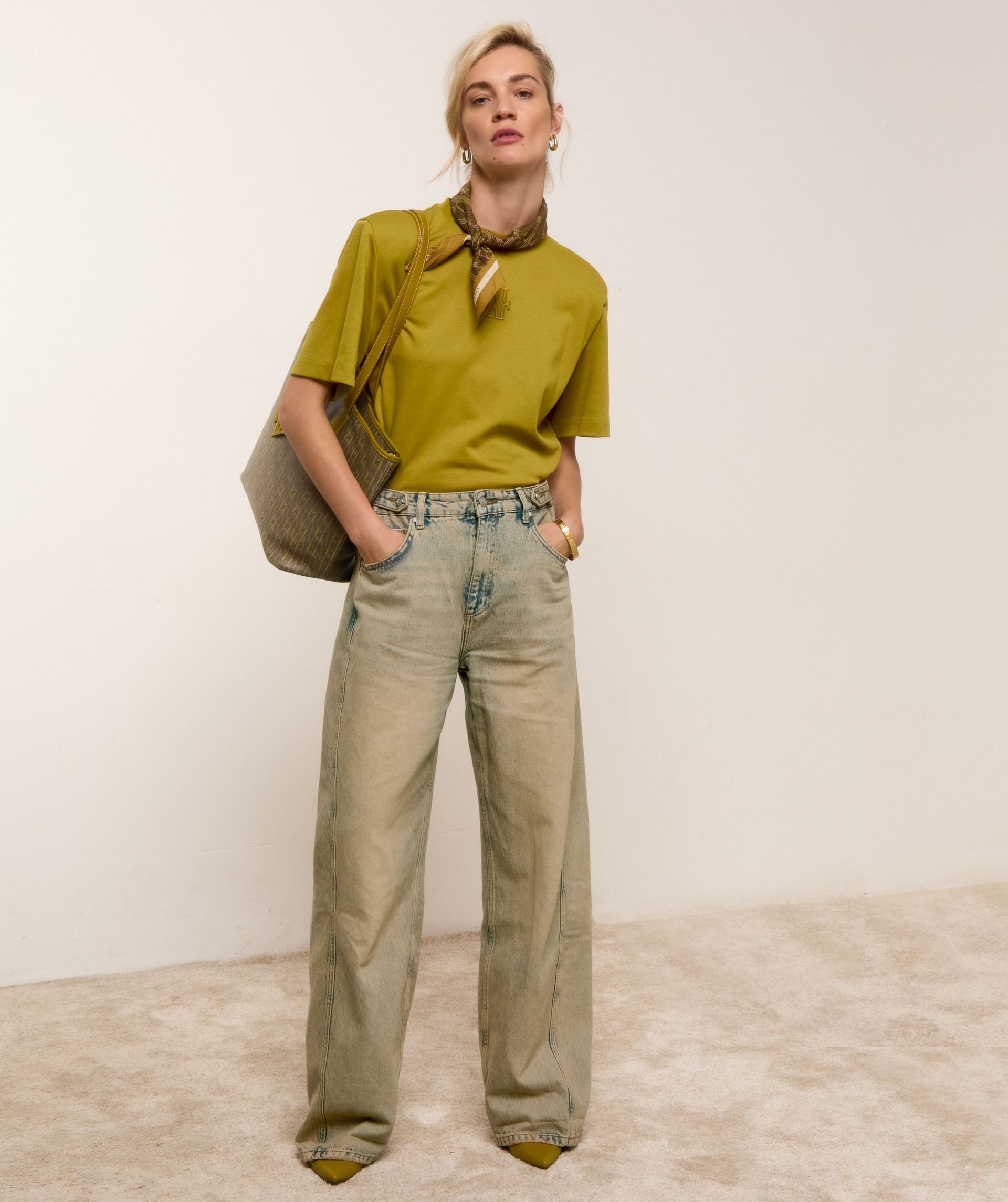 JV-DEWI balloon fit jeans - dirty wash denim