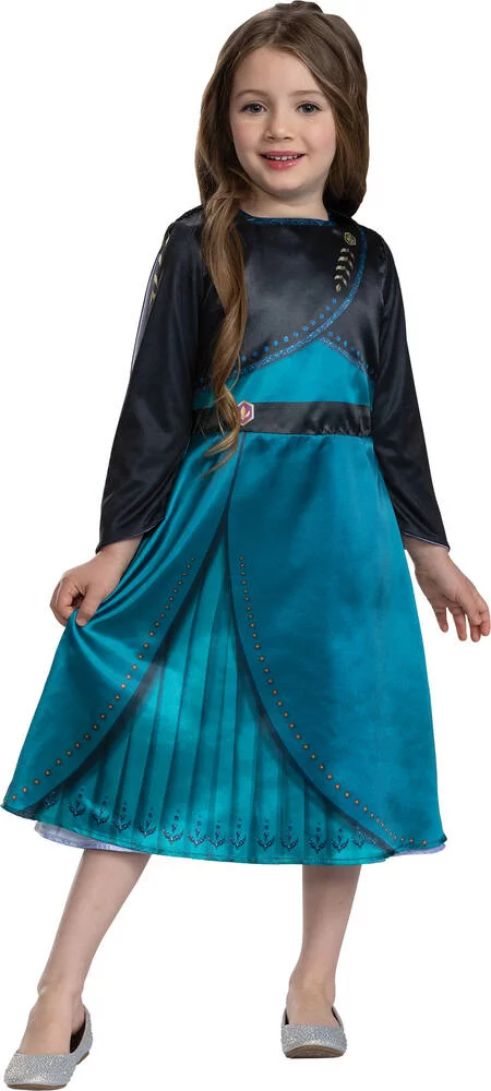 LA REINE DES NEIGES - DEGUISEMENT REVERSIBLE ELSA ET ANNA TAILLE 3-4 ANS