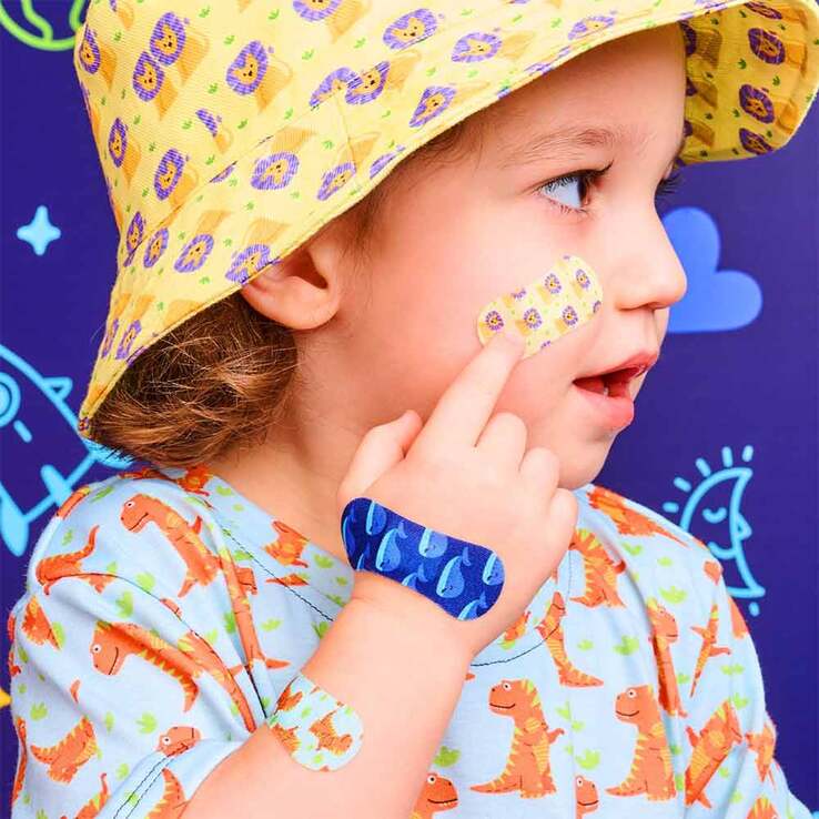 Wild Stripes Kids sensitive Space Int Pflaster, 20 St