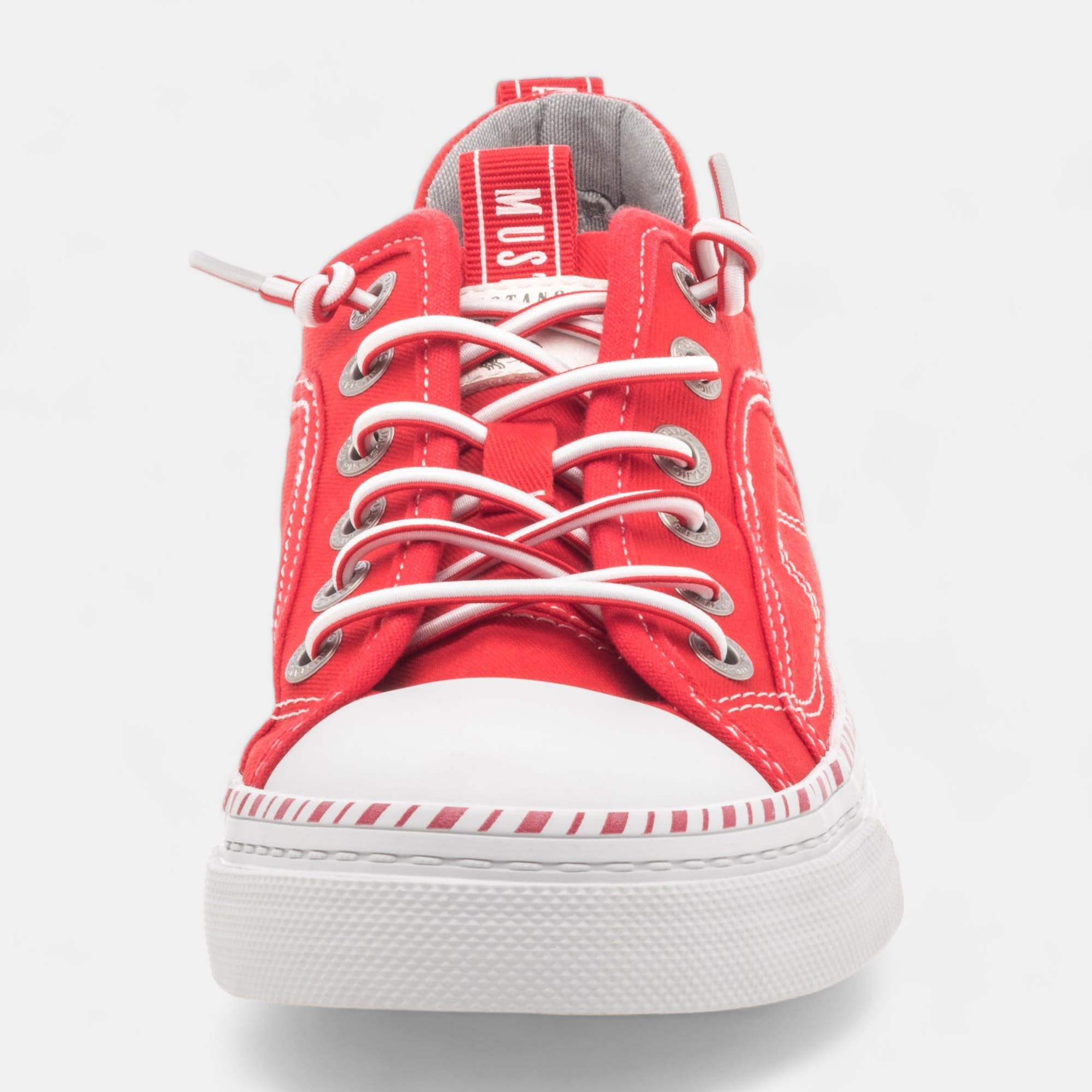 Baskets en toile Femme rouge