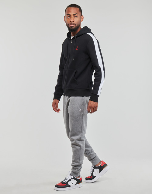 Polo Ralph Lauren - VESTE DE SURVETEMENT AVEC BANDES Negro / Blanco / Polo / Negro / Multiple