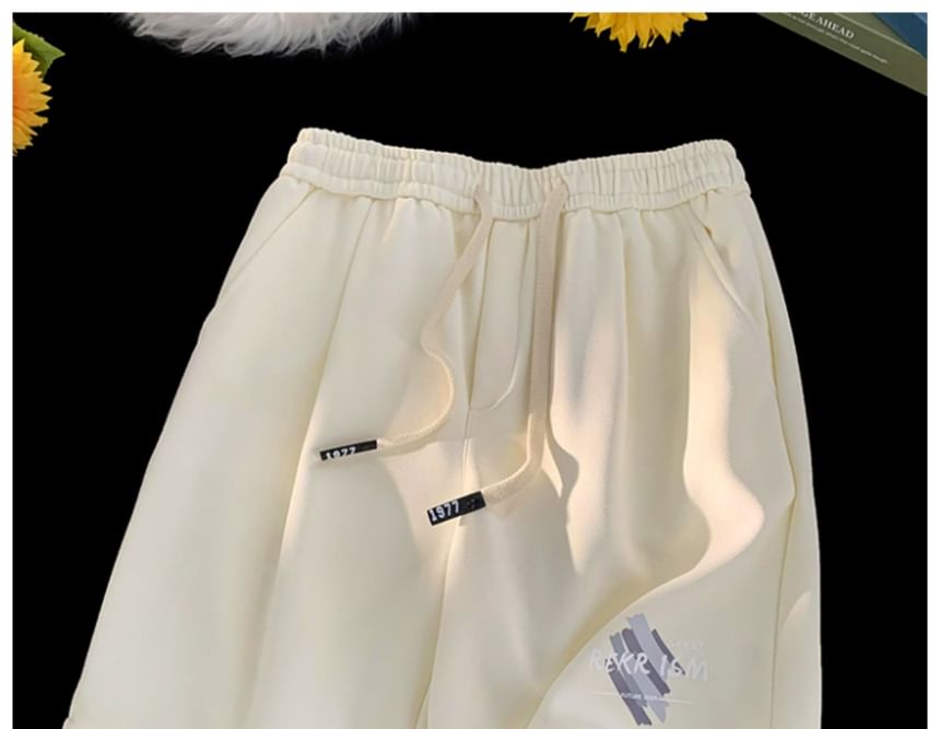 Bay Go Mall - Sweatshorts met trekkoord en letters