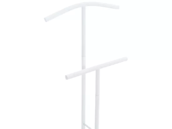 Valet de nuit - Métal - 50 x 28 x 107cm - Blanc - Raymon