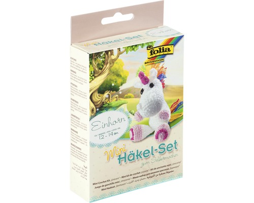 Creatieve set mini haakset eenhoorn