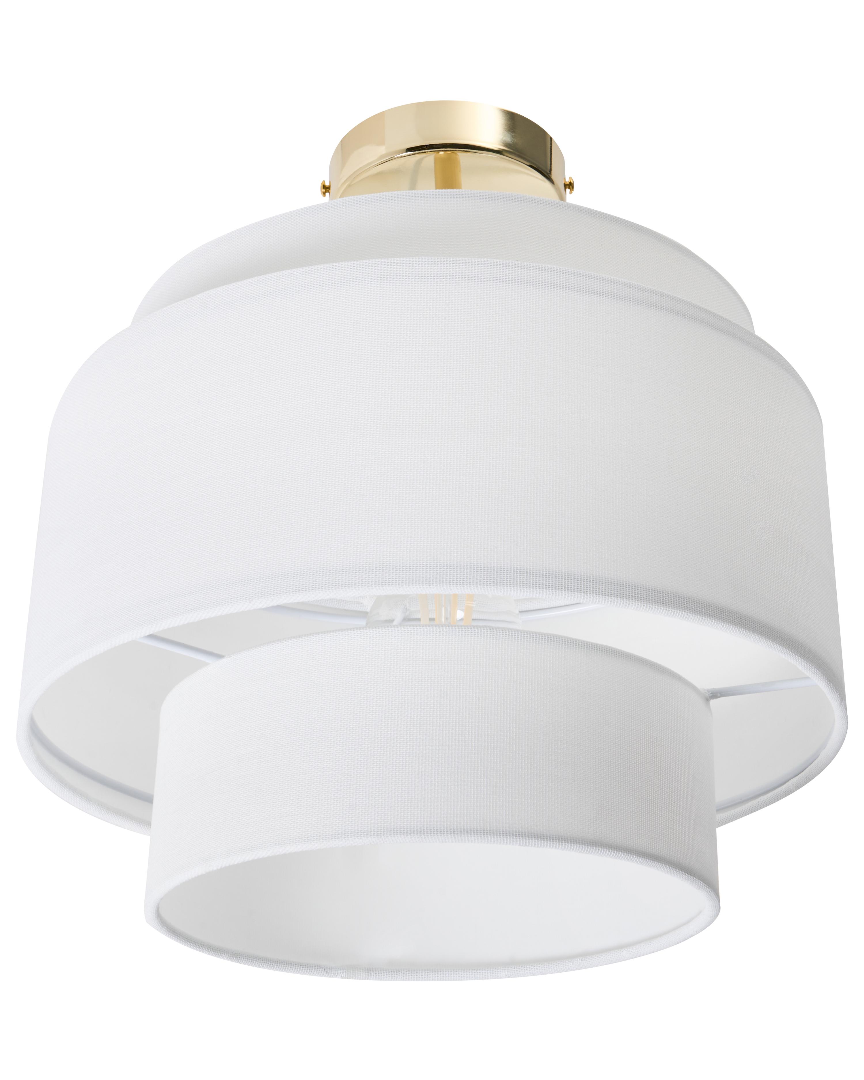 Hanglamp LUKAGO Linnen Gebroken wit