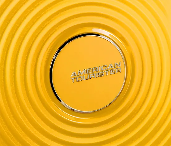 American Tourister Hartschalen-Koffer »Soundbox« Spinner 55/20 TSA EXP, golden yellow