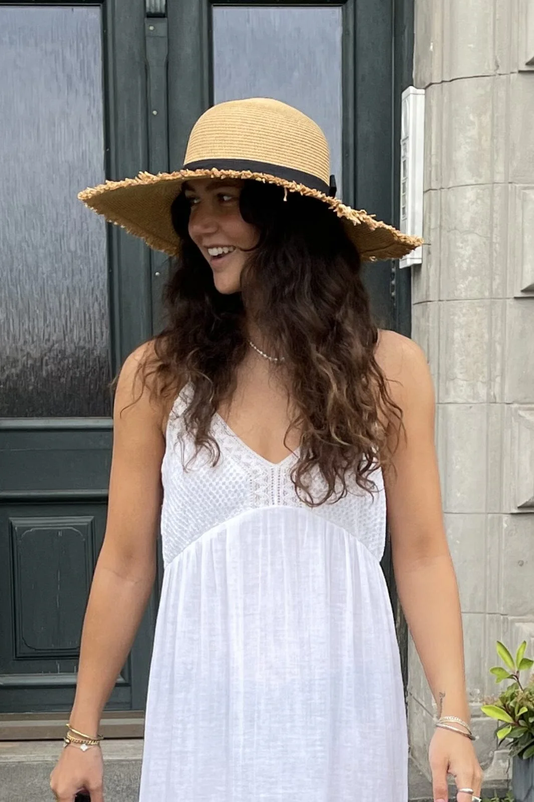 Pieces Pcada M Bob Straw Hat Sww