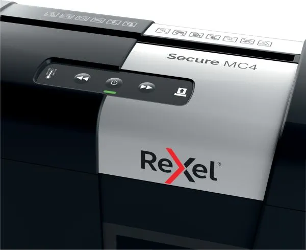 Makulator Rexel Secure MC4 mikromakulering 2x15 mm (P-5)