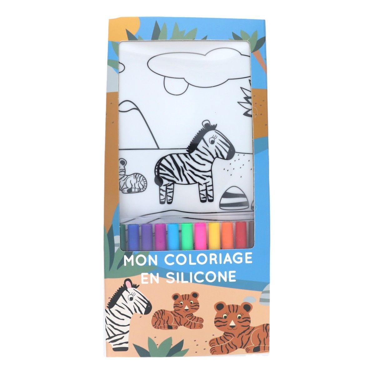 Kit coloriage en silicone savane Mercredi et Patati