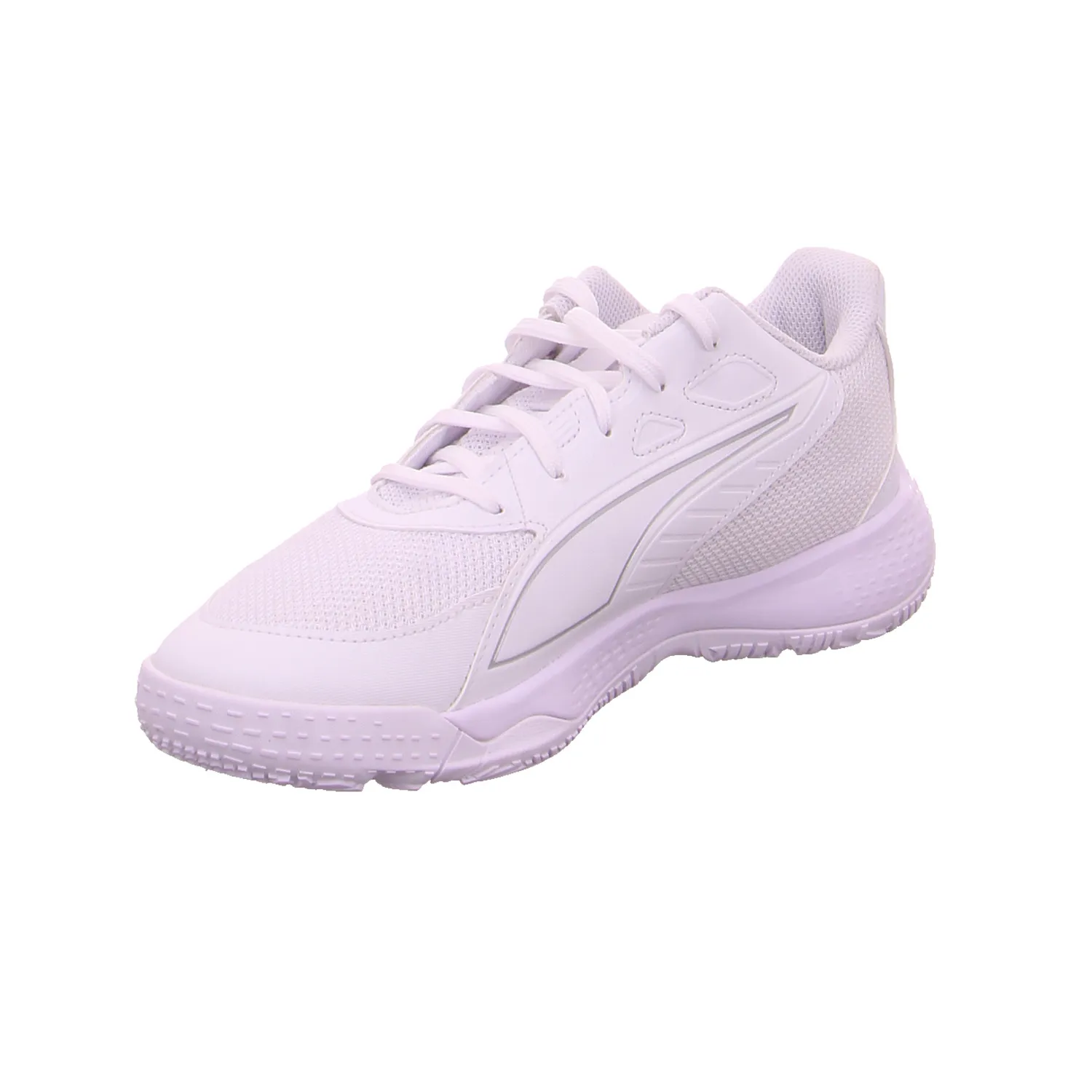 PUMA Kinder Indoor Weiss Synthetik