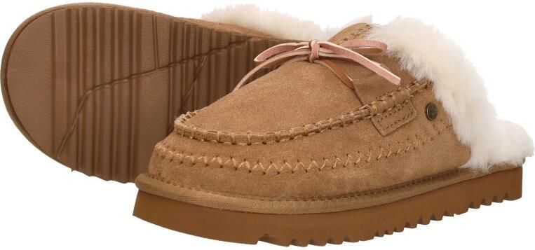 Warmbat Marra Suede Home Shoe Cognac