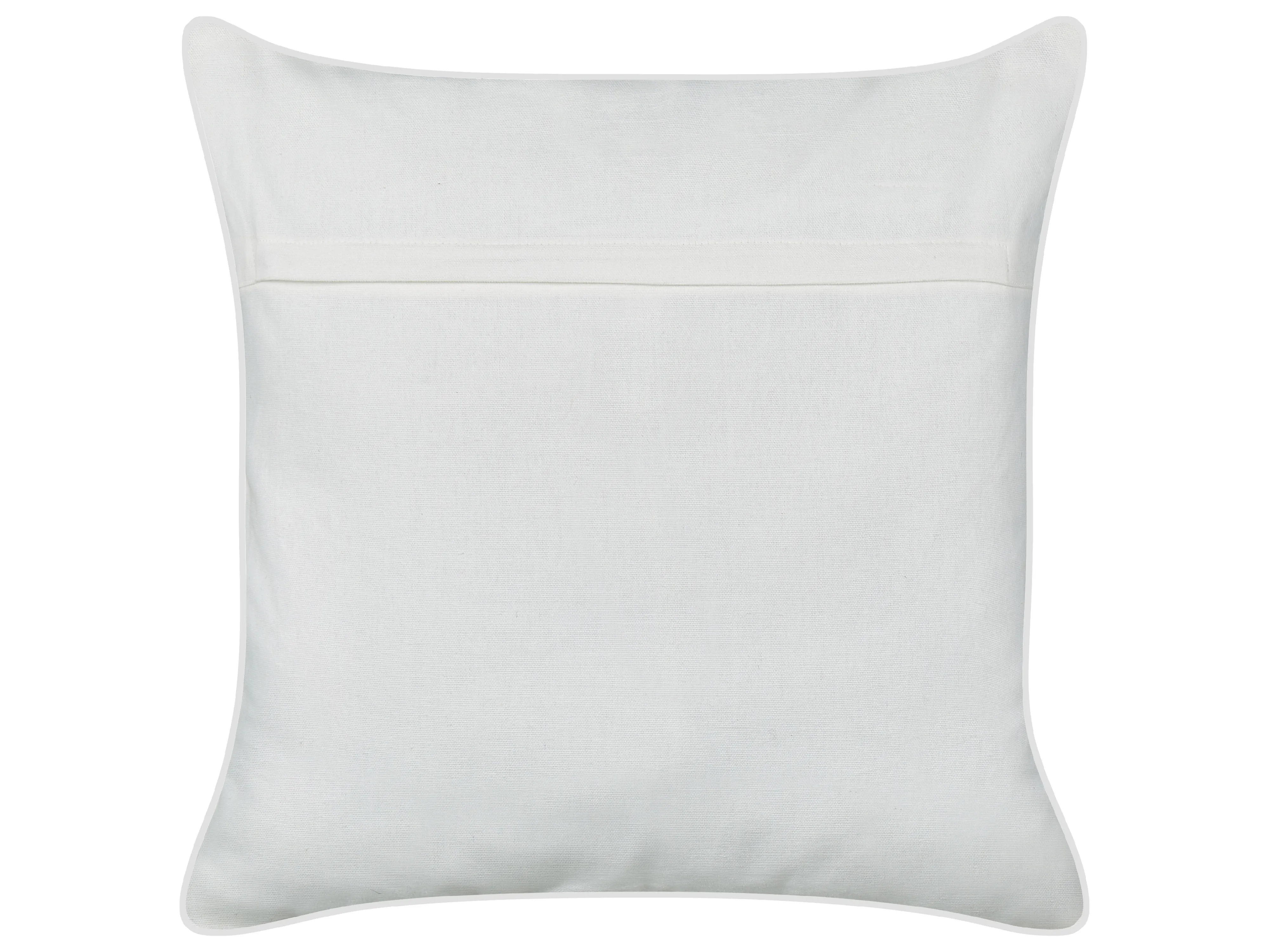 Set van 2 sierkussens SCIRPUS Katoen 45 x 45 cm Geel bloempatroon