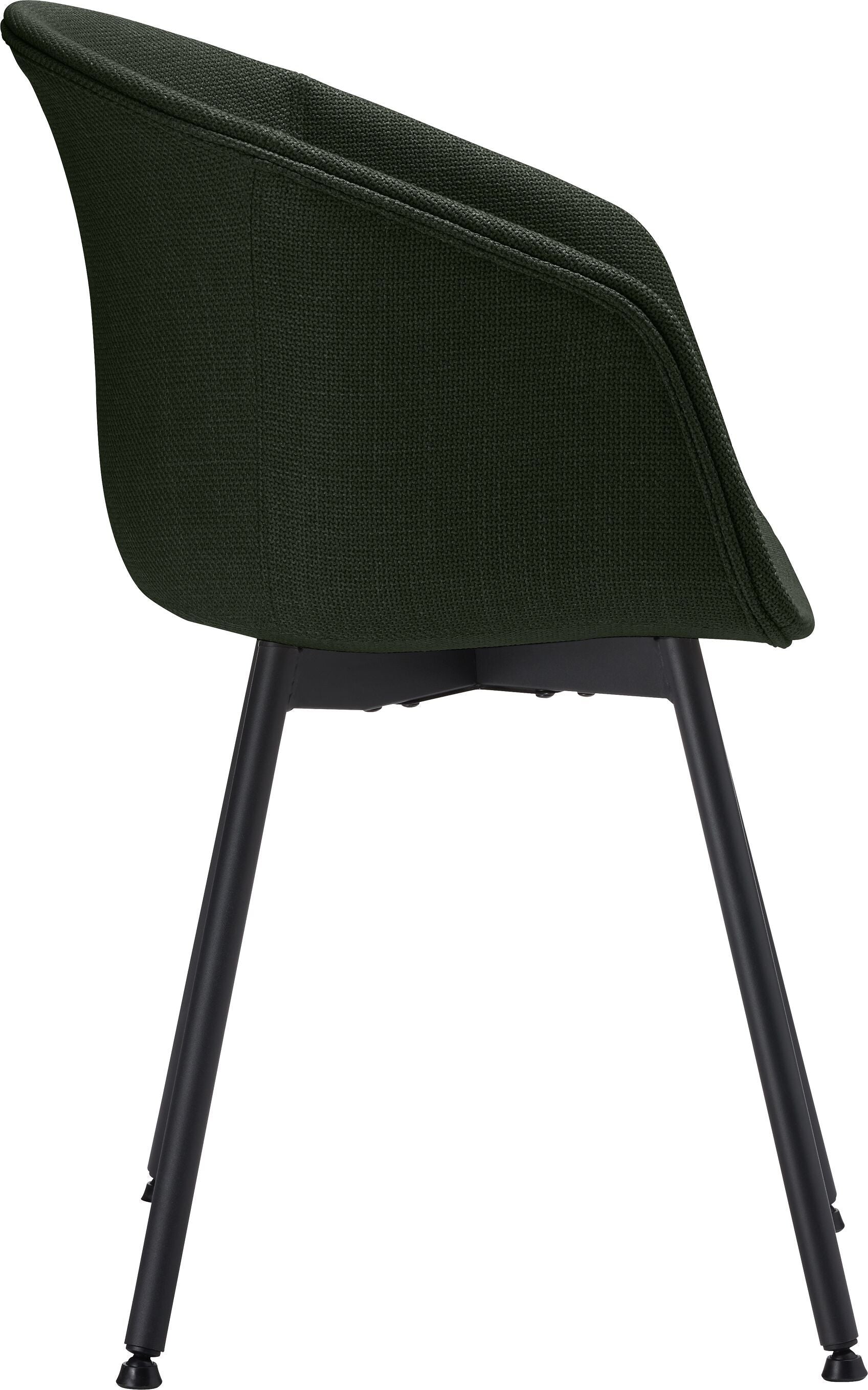 GIANNI Stuhl - Dunkelgruen / B: 53.5 cm x T: 55.0 cm x H: 84.0 cm