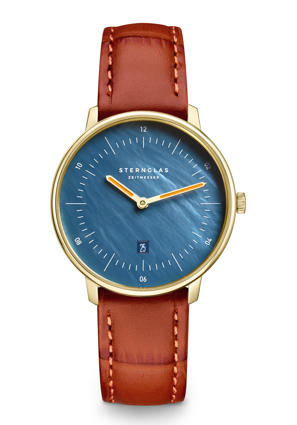 Sternglas Naos XS Quarz Perlmutt Blau S01-NDP07-NB01